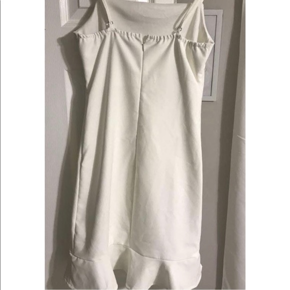 White Mini Dress - Picture 3 of 4